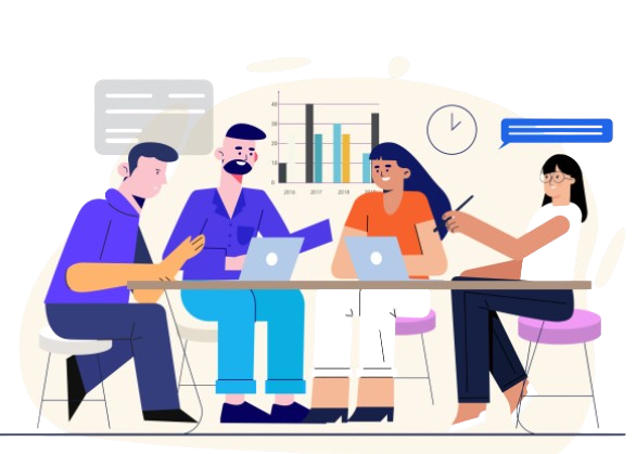 Team Working Illustration